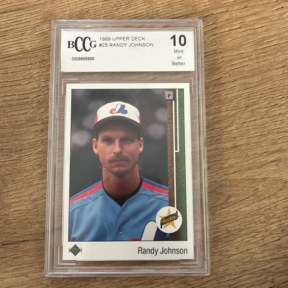 Rookie Randy Johnson 1989 bccg 10
